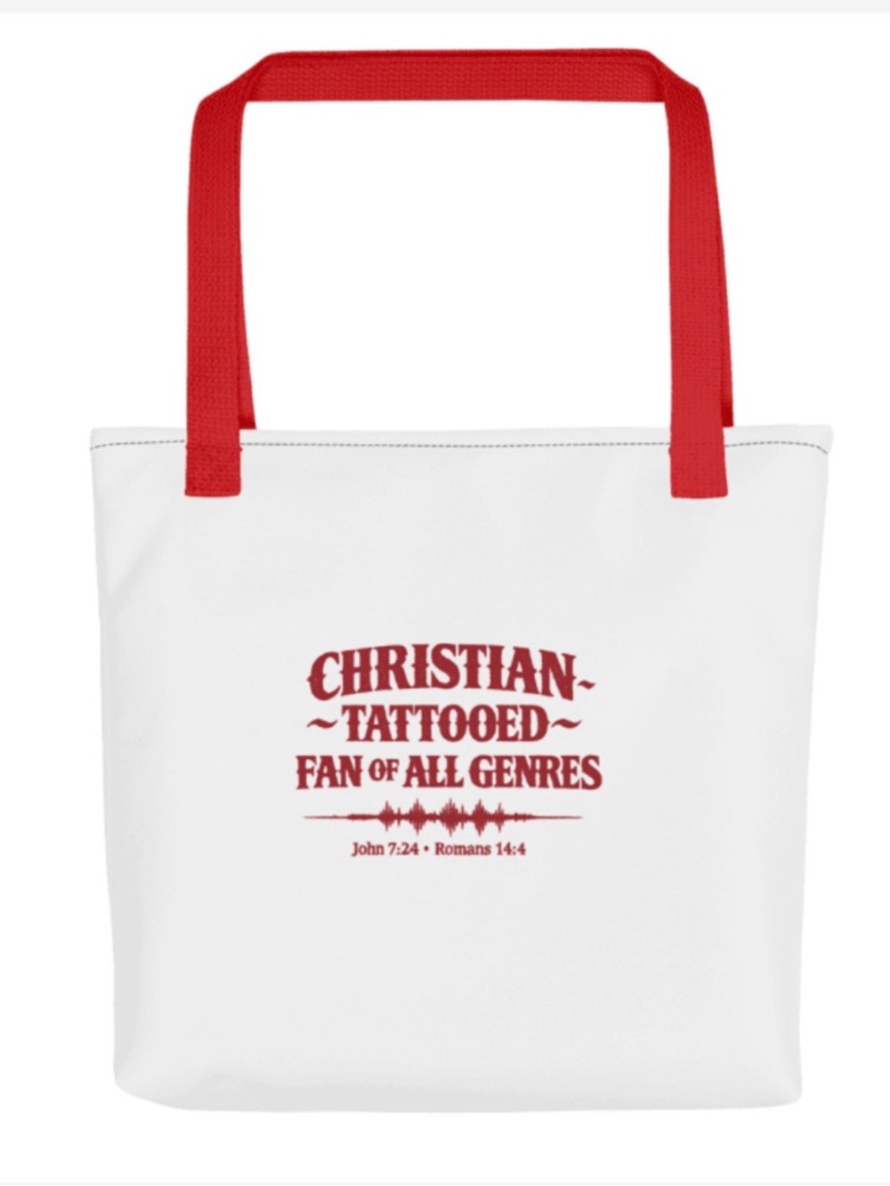 Custom Graphic, “Only GOD Can Judge ME” Tote